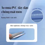 Áo Mưa Chống Thấm Toàn Thân Trong Suốt 2 Người