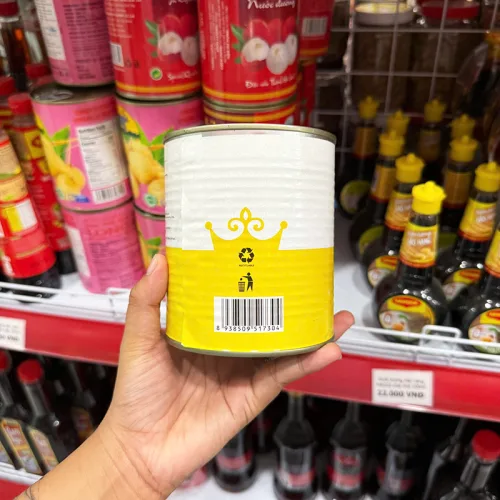 Đào Ngâm Nước Đường Prince 820g