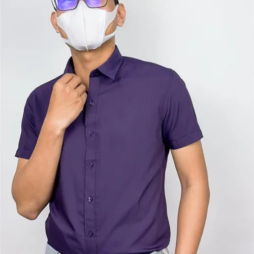 Áo Sơ Mi Nam Tay Ngắn Công Sở Vải Kate Lụa (Có Size 4x)