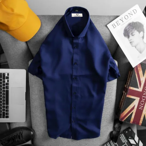 Áo Sơ Mi Nam Tay Ngắn Công Sở Vải Kate Lụa (Có Size 4x)