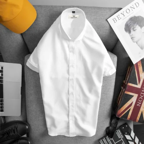 Áo Sơ Mi Nam Tay Ngắn Công Sở Vải Kate Lụa (Có Size 4x)
