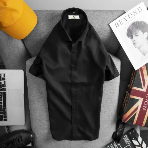 Áo Sơ Mi Nam Tay Ngắn Công Sở Vải Kate Lụa (Có Size 4x)