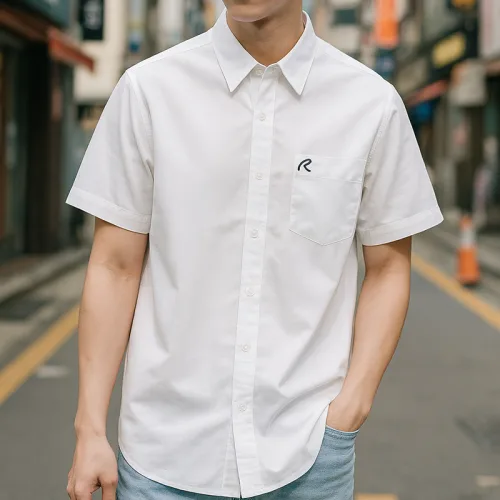 Áo Sơ Mi Nam Oxford Tay Ngắn Có Túi Rayman Rurumen( Có size 3x)