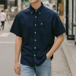Áo Sơ Mi Nam Oxford Tay Ngắn Có Túi Rayman Rurumen( Có size 3x)