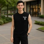 Áo Thun Ba Lỗ - Áo Sát Nách In Chữ ACADEMY NYC Trước Ngực Có Big Size
