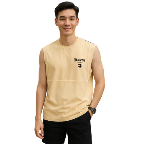 Áo Thun Ba Lỗ - Áo Sát Nách In Chữ ACADEMY NYC Trước Ngực Có Big Size