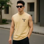 Áo Thun Ba Lỗ - Áo Sát Nách In Chữ ACADEMY NYC Trước Ngực Có Big Size