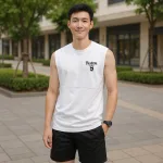 Áo Thun Ba Lỗ - Áo Sát Nách In Chữ ACADEMY NYC Trước Ngực Có Big Size