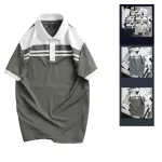 Áo Thun Cổ Bẻ Phối 2 Sọc Trước Ngực Độc Đáo Cao Cấp (Có Size 3XL)