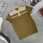 Áo Thun Cổ Bẻ Phối 2 Sọc Trước Ngực Độc Đáo Cao Cấp (Có Size 3XL)