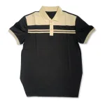 Áo Thun Cổ Bẻ Phối 2 Sọc Trước Ngực Độc Đáo Cao Cấp (Có Size 3XL)