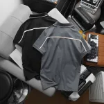 Áo Thun Cổ Bẻ Phối Màu Và Thêu Chữ Discipline (Có Size 3XL)