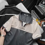 Áo Thun Cổ Bẻ Phối Màu Và Thêu Chữ Discipline (Có Size 3XL)