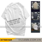 Áo Thun Cổ Tròn Nam Thêu Logo Trước Ngực (Có Size 3x)