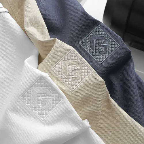 Áo Thun Cổ Tròn Nam Thêu Logo Trước Ngực (Có Size 3x)