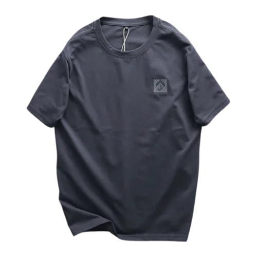 Áo Thun Cổ Tròn Nam Thêu Logo Trước Ngực (Có Size 3x)