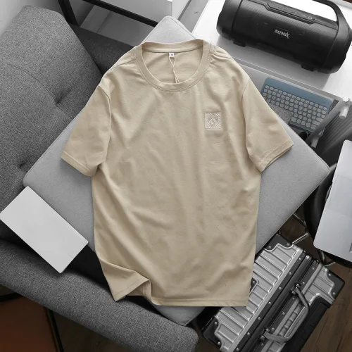 Áo Thun Cổ Tròn Nam Thêu Logo Trước Ngực (Có Size 3x)