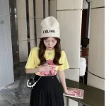 Áo thun kiểu nữ form suông vừa in hình cô gái