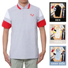 Áo Thun Nam Cá Sấu Polo Tay Ngắn Phối