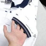 Áo Thun Nam Polo Cá Sấu Viền Bo In Họa Tiết Cao Cấp (Có Size 3XL)