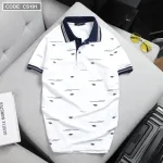 Áo Thun Nam Polo Cá Sấu Viền Bo In Họa Tiết Cao Cấp (Có Size 3XL)