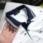 Áo Thun Nam Polo Cá Sấu Viền Bo In Họa Tiết Cao Cấp (Có Size 3XL)