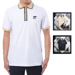 Áo Thun Nam Có Cổ Cá Sấu Viền Sọc Thêu Logo Bear (Có Size 3XL)