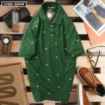 Áo Thun Nam Có Cổ Polo In Hình Tam Giác