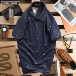 Áo Thun Nam Có Cổ Polo In Hình Tam Giác