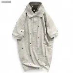 Áo Thun Nam Có Cổ Polo In Hình Tam Giác