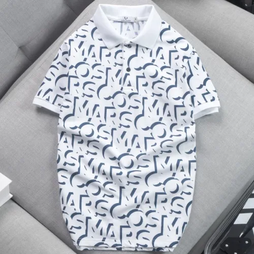 Áo Thun Nam Cá Sấu Poly In Chữ Cái (Có size 3x)