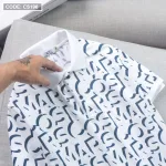 Áo Thun Nam Cá Sấu Poly In Chữ Cái (Có size 3x)