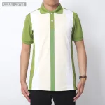 Áo thun nam cá sấu poly sọc đứng cổ điển (có size 3x)
