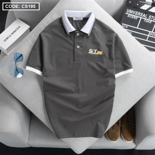 Áo Thun Nam Cá Sấu Poly Thêu Logo GTR (Có size 3x)