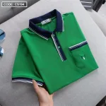Áo Thun Nam Cá Sấu Poly Túi Nhỏ Thêu Logo (Có size 3x)