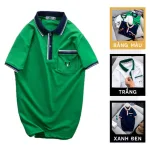 Áo Thun Nam Cá Sấu Poly Túi Nhỏ Thêu Logo (Có size 3x)