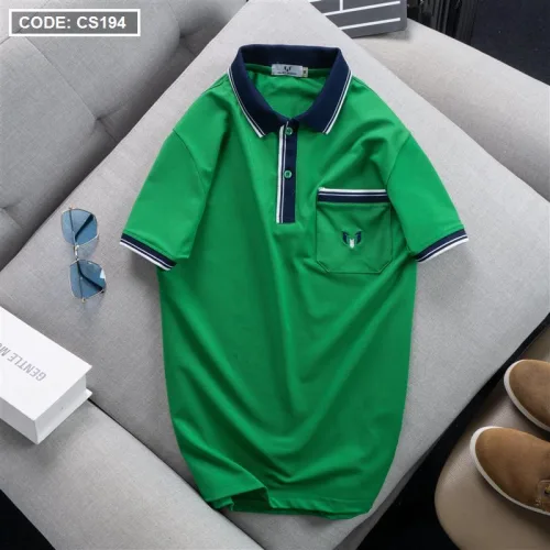 Áo Thun Nam Cá Sấu Poly Túi Nhỏ Thêu Logo (Có size 3x)