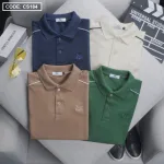 Áo Thun Nam Polo Cá Sấu Thêu Logo Phối Màu (Có Size 3XL)