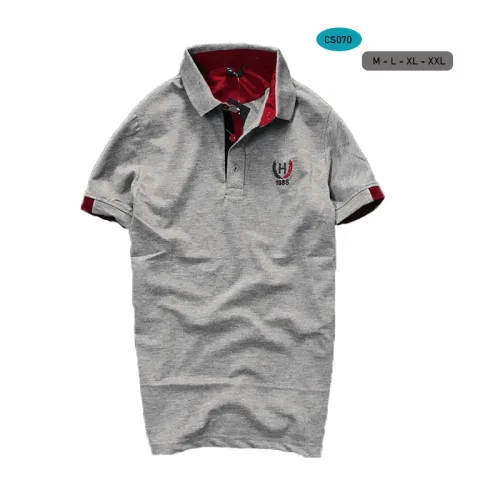 Áo Thun Polo Nam Cổ Bẻ Thêu Logo Bông Lúa Cao Cấp