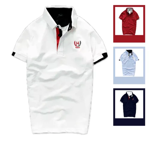 Áo Thun Polo Nam Cổ Bẻ Thêu Logo Bông Lúa Cao Cấp