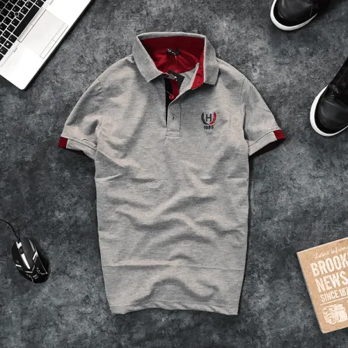 Áo Thun Polo Nam Cổ Bẻ Thêu Logo Bông Lúa Cao Cấp