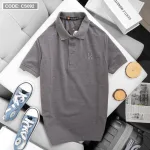 Áo Thun Nam Có Cổ Polo Thêu Chữ R