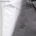 Áo Thun Nam Có Cổ Polo Thêu Chữ R