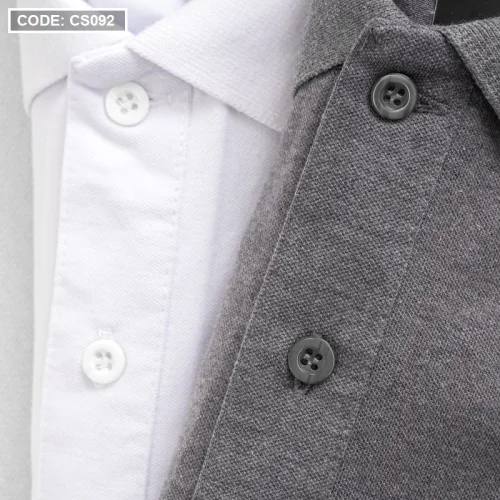 Áo Thun Nam Có Cổ Polo Thêu Chữ R
