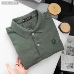 Áo Thun Nam Có Cổ Polo Thêu Chữ R