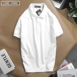 Áo Thun Nam Có Cổ Polo Thêu Chữ R