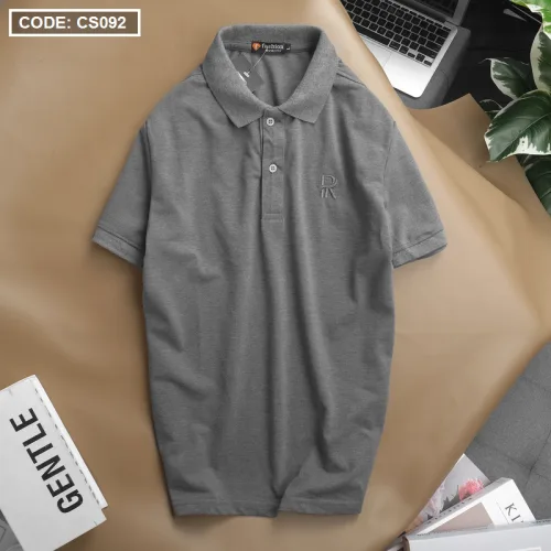 Áo Thun Nam Có Cổ Polo Thêu Chữ R