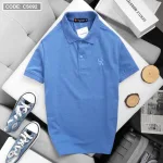 Áo Thun Nam Có Cổ Polo Thêu Chữ R