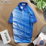 Áo thun nam cổ bẻ chấm bi
