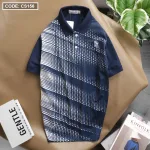 Áo thun nam cổ bẻ chấm bi